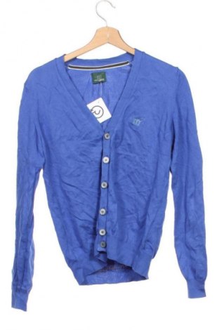 Męski kardigan Henry Cotton's, Rozmiar M, Kolor Niebieski, Cena 101,99 zł