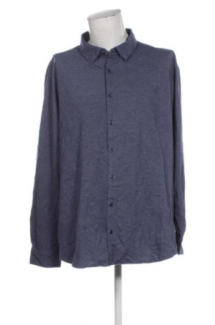 Męska koszula Dressmann, Rozmiar 5XL, Kolor Niebieski, Cena 53,99 zł