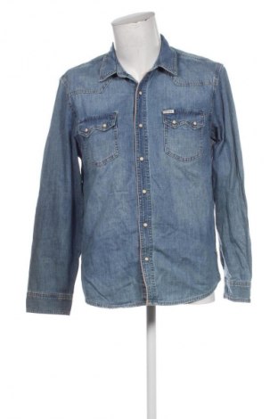 Cămașă de bărbați Guess, Mărime L, Culoare Albastru, Preț 172,99 Lei