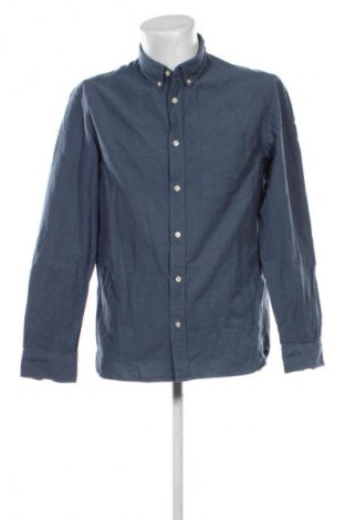 Мъжка риза H&M, Размер L, Цвят Син, Цена 14,83 €