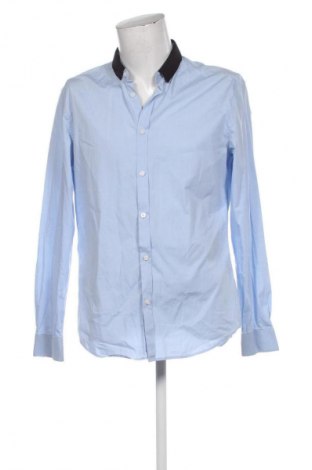 Мъжка риза H&M, Размер L, Цвят Син, Цена 12,27 €