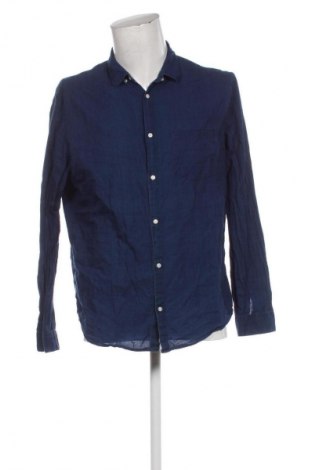 Мъжка риза H&M, Размер L, Цвят Син, Цена 12,78 €