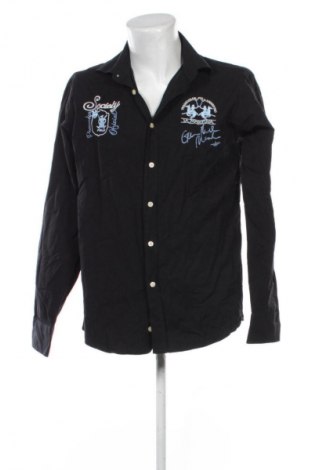 Férfi ing La Martina, Méret XL, Szín Fekete, Ár 12 809 Ft