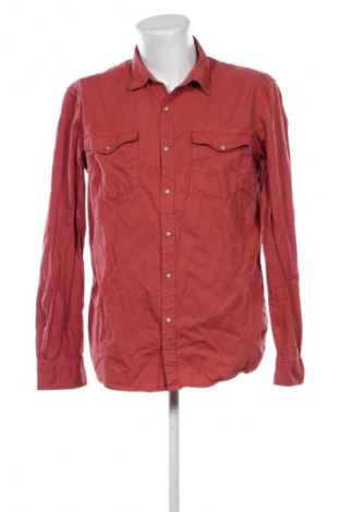 Мъжка риза Pull&Bear, Размер XL, Цвят Червен, Цена 14,74 €