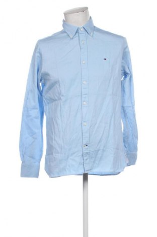 Męska koszula Tommy Hilfiger, Rozmiar L, Kolor Niebieski, Cena 372,99 zł