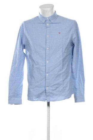 Férfi ing Tommy Jeans, Méret L, Szín Kék, Ár 35 839 Ft