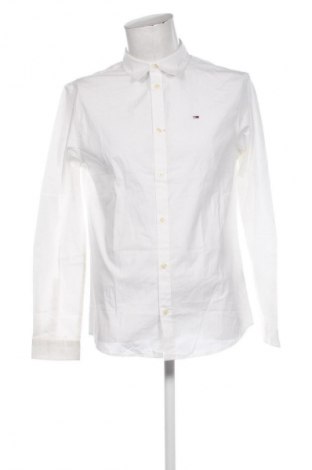 Férfi ing Tommy Jeans, Méret L, Szín Fehér, Ár 35 839 Ft