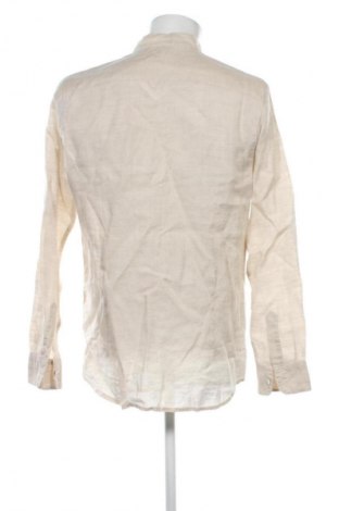 Cămașă de bărbați United Colors Of Benetton, Mărime L, Culoare Ecru, Preț 91,00 Lei