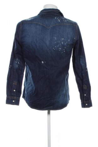 Мъжка риза Zara, Размер M, Цвят Син, Цена 10,73 €