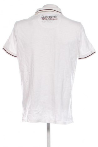 Ανδρικό t-shirt Camp David, Μέγεθος XL, Χρώμα Λευκό, Τιμή 24,99 €