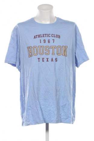 Pánske tričko  Dressmann, Veľkosť 5XL, Farba Modrá, Cena  10,95 €