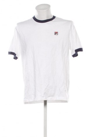 Męski T-shirt FILA, Rozmiar XL, Kolor Biały, Cena 133,99 zł