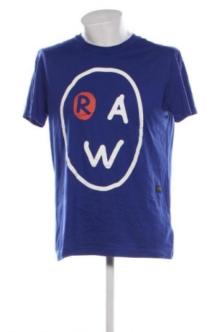 Męski T-shirt G-Star Raw, Rozmiar M, Kolor Niebieski, Cena 85,99 zł