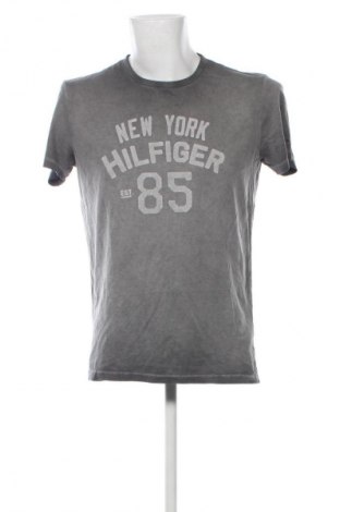 Męski T-shirt Hilfiger Denim, Rozmiar L, Kolor Szary, Cena 146,01 zł
