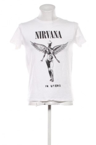 Męski T-shirt Nirvana, Rozmiar S, Kolor Biały, Cena 41,02 zł