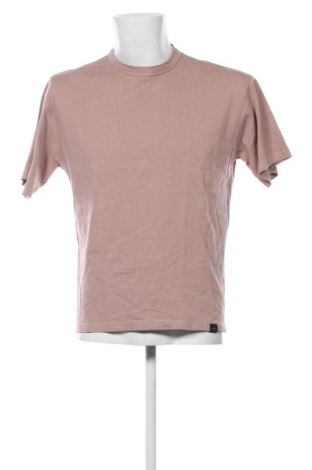Męski T-shirt Pull&Bear, Rozmiar S, Kolor Popielaty róż, Cena 53,58 zł