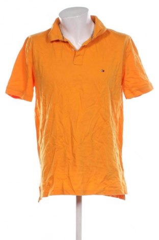 Męski T-shirt Tommy Hilfiger, Rozmiar XXL, Kolor Pomarańczowy, Cena 129,99 zł