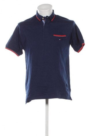 Męski T-shirt Tommy Hilfiger, Rozmiar XL, Kolor Niebieski, Cena 176,99 zł