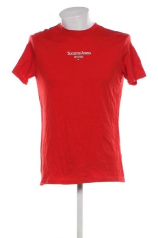 Męski T-shirt Tommy Jeans, Rozmiar S, Kolor Czerwony, Cena 108,99 zł