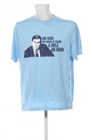 Tricou de bărbați Unbranded, Mărime 3XL, Culoare Albastru, Preț 51,00 Lei