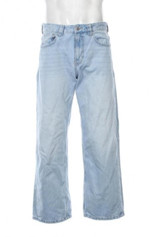 Blugi de bărbați Bershka, Mărime M, Culoare Albastru, Preț 104,00 Lei