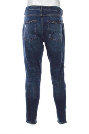 Męskie jeansy Zara, Rozmiar L, Kolor Niebieski, Cena 200,41 zł