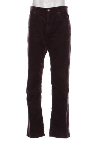 Pantaloni raiați de bărbați Canda, Mărime L, Culoare Roșu, Preț 45,99 Lei