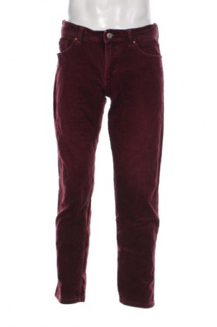 Pantaloni raiați de bărbați Canda, Mărime L, Culoare Roșu, Preț 45,99 Lei