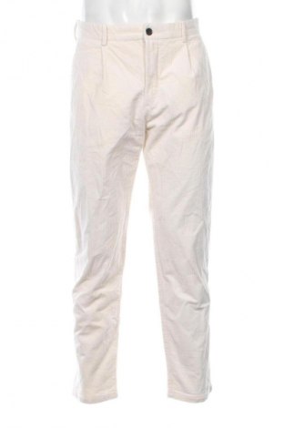 Ανδρικό κοτλέ παντελόνι H&M, Μέγεθος L, Χρώμα Εκρού, Τιμή 9,99 €