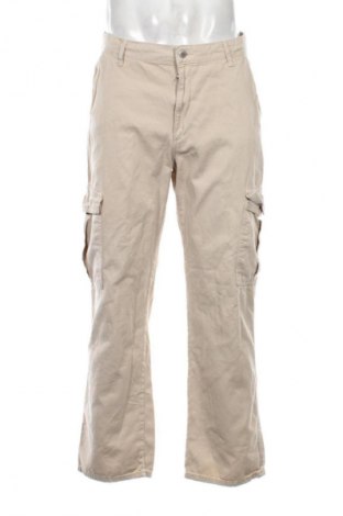 Męskie spodnie Pull&Bear, Rozmiar M, Kolor Beżowy, Cena 200,41 zł