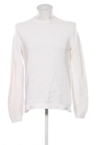 Męski sweter Angelo Litrico, Rozmiar L, Kolor Biały, Cena 47,26 zł