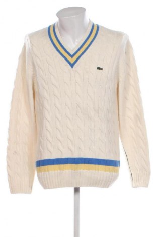 Ανδρικό πουλόβερ Lacoste, Μέγεθος XL, Χρώμα Λευκό, Τιμή 112,99 €