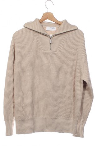 Férfi pulóver Selected Homme, Méret XS, Szín Bézs, Ár 15 889 Ft
