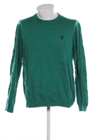 Ανδρικό πουλόβερ U.S. Polo Assn., Μέγεθος XL, Χρώμα Πράσινο, Τιμή 27,99 €