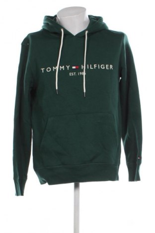 Férfi sweatshirt Tommy Hilfiger, Méret L, Szín Zöld, Ár 39 669 Ft