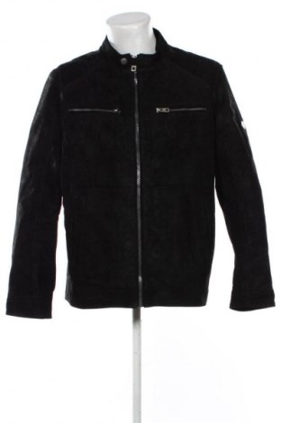 Férfi bőrdzseki Angelo Litrico, Méret XL, Szín Fekete, Ár 26 653 Ft