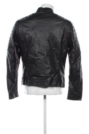 Férfi bőrdzseki H&M, Méret L, Szín Fekete, Ár 10 331 Ft