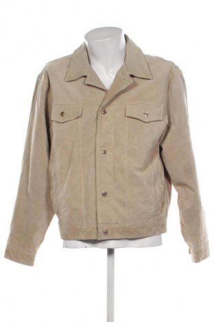 Męska skórzana kurtka John Baner, Rozmiar L, Kolor Beżowy, Cena 307,33 zł