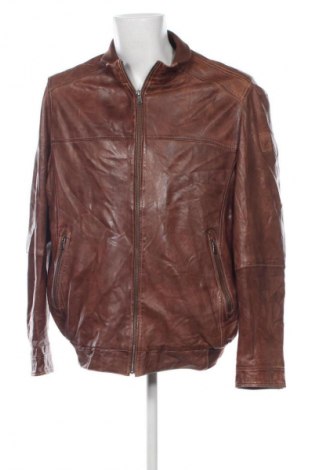 Męska skórzana kurtka Milestone, Rozmiar XXL, Kolor Brązowy, Cena 339,99 zł