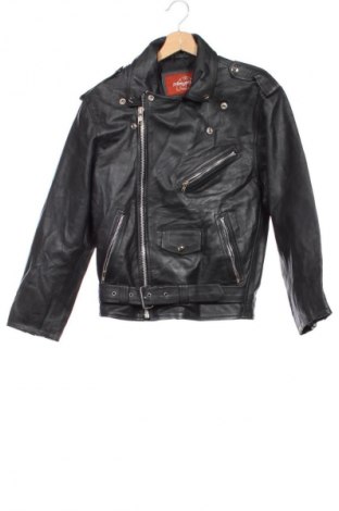 Ανδρικό δερμάτινο μπουφάν Montgomery, Μέγεθος XS, Χρώμα Μαύρο, Τιμή 124,99 €