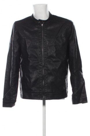 Pánska kožená bunda  Only & Sons, Veľkosť L, Farba Čierna, Cena  48,95 €