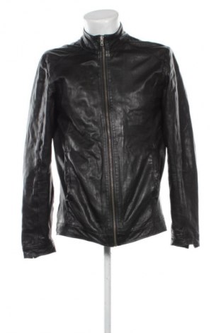 Geacă de piele pentru bărbati RVLT Revolution, Mărime L, Culoare Negru, Preț 865,39 Lei