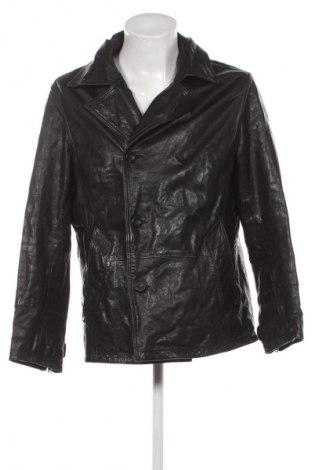 Męska skórzana kurtka Strellson, Rozmiar M, Kolor Czarny, Cena 621,58 zł