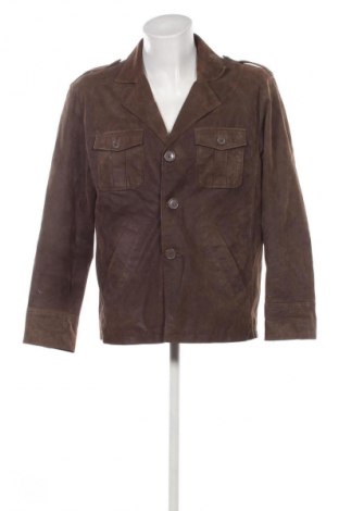 Męska skórzana kurtka TCM, Rozmiar L, Kolor Brązowy, Cena 193,99 zł