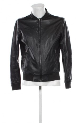 Geacă de piele pentru bărbati Zara, Mărime M, Culoare Negru, Preț 109,00 Lei