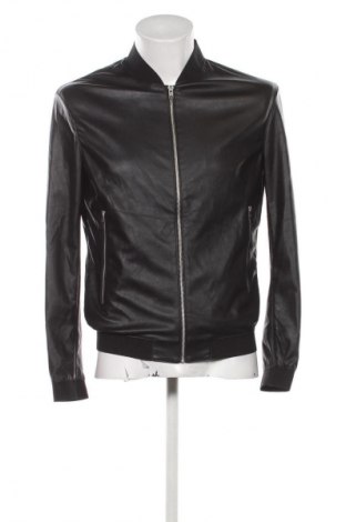 Geacă de piele pentru bărbati Zara, Mărime S, Culoare Negru, Preț 141,99 Lei