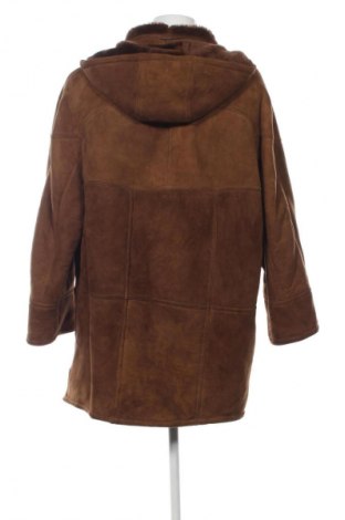 Męski płaszcz Shearling, Rozmiar XL, Kolor Brązowy, Cena 2 651,48 zł
