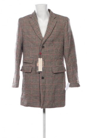 Męski płaszcz The Spitalfields Shirt Co, Rozmiar L, Kolor Kolorowy, Cena 336,99 zł