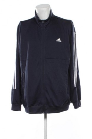 Ανδρική αθλητική ζακέτα Adidas, Μέγεθος XXL, Χρώμα Μπλέ, Τιμή 49,99 €