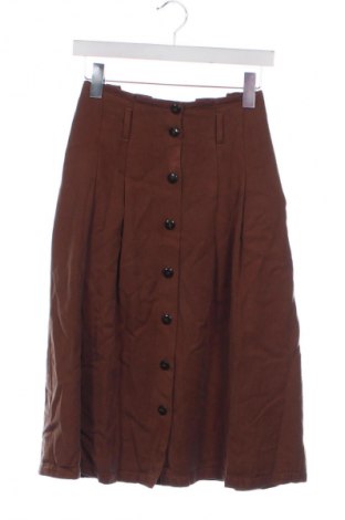 Szoknya Sezane, Méret XS, Szín Barna, Ár 18 802 Ft